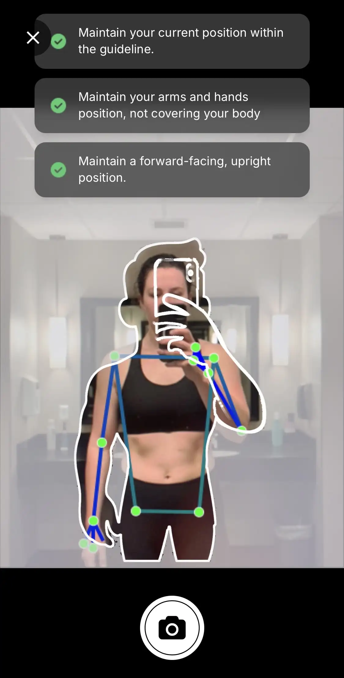 FITA Body Scan - Capture Screen